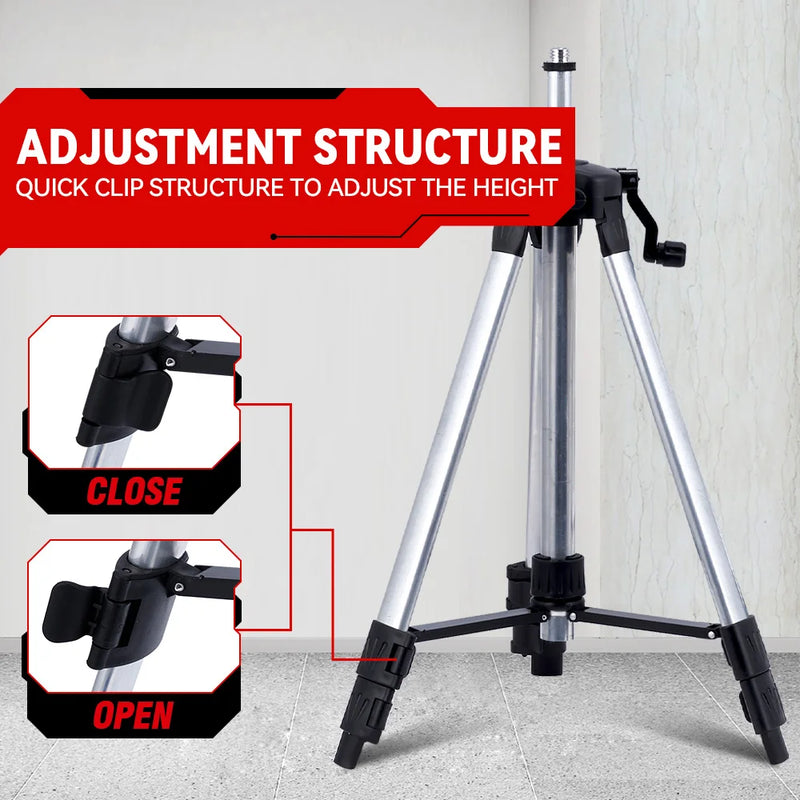 1.2M/1.5M Laser Level Tripod Adjustable Height Thicken Aluminum Tripod Stand For Self leveling Tripod Stand Tool For Laser Level