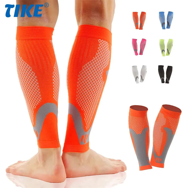 1 Pair Calf Compression Sleeves - Calf Support Leg Socks for Football, Running, Basketball, Travel, Work, Sport