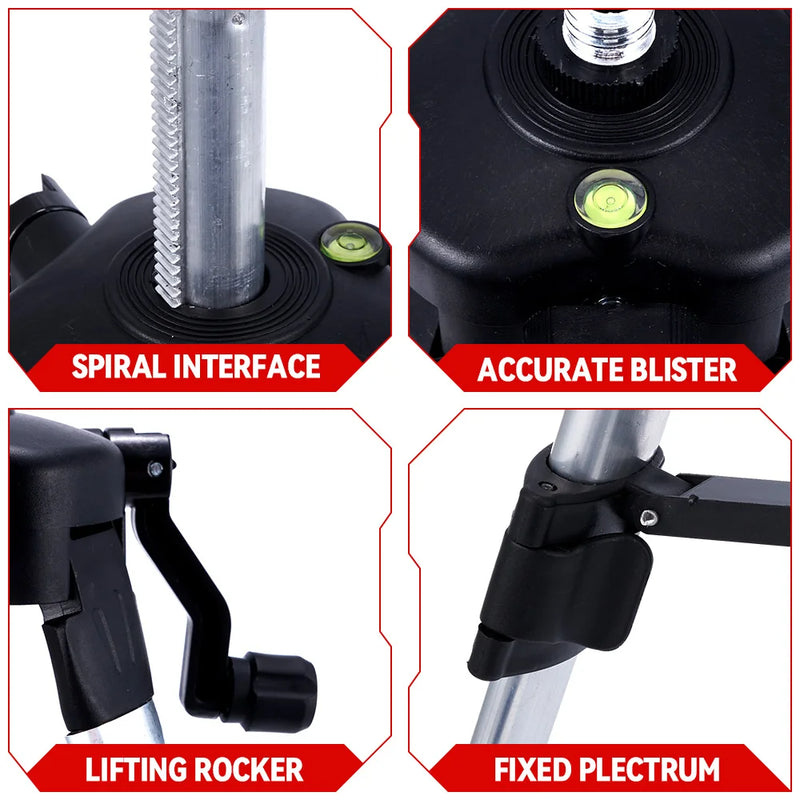 1.2M/1.5M Laser Level Tripod Adjustable Height Thicken Aluminum Tripod Stand For Self leveling Tripod Stand Tool For Laser Level